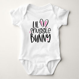 Lil' Snuggle Bunny Niedlich Modernes Ostern Bunny Baby Strampler