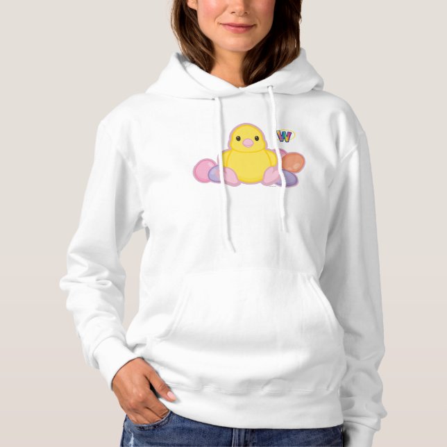 Lil Spring Chick Pattern Hoodie (Vorderseite)