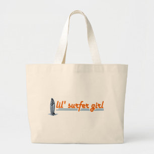 Lil Surfer-Mädchen Jumbo Stoffbeutel