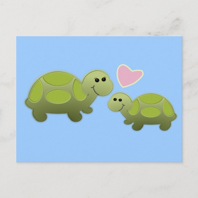 Lil Turtle Postkarte (Vorderseite)