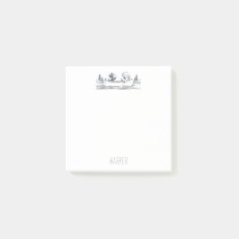 Lil Wolf Canoe Postit Notes Post-it Klebezettel