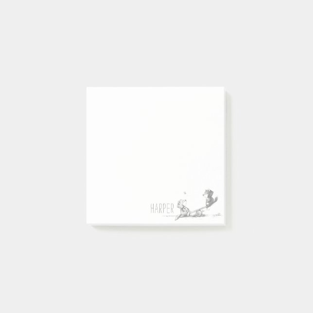 Lil Wolf See-Saw Post-it Notes Post-it Klebezettel (Vorderseite)
