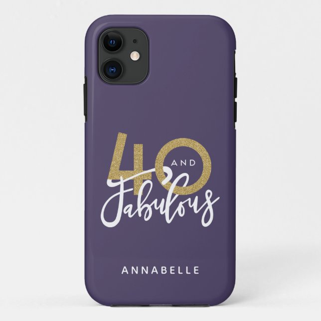 lila 40 und fabelhafte Fall-Mate iPhone Case-Mate iPhone Hülle (Rückseite)