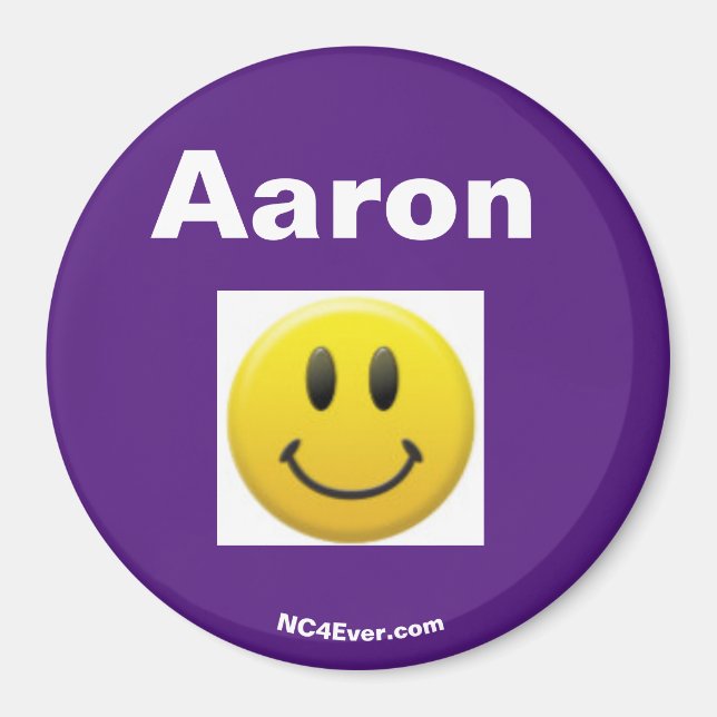Lila Aaron Smile Magnet (Vorne)