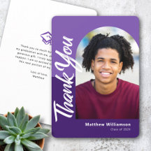 Lila Abschluss Foto Bold Arcskript Moderne