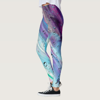 Lila-Abstract-Leggings Leggings