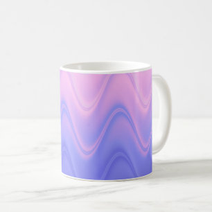 Lila Abstrakt Kaffeetasse