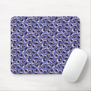 Lila abstrakt Tierdruck-Mauspad Mousepad