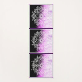 Lila Abstrakt Zen Mandala Yogamatte