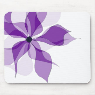 Lila Abstrakte Blume Mousepad