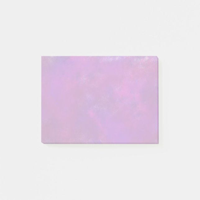Lila Abstrakte Farbe Post-it Klebezettel (Vorderseite)