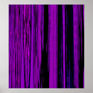Lila Abstrakte Streifen 606 Poster