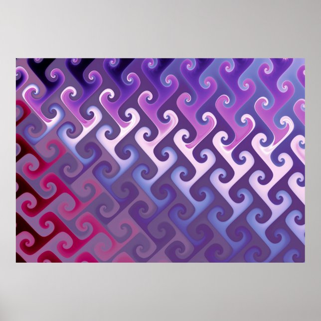 Lila Abstrakte Textur Poster (Vorne)