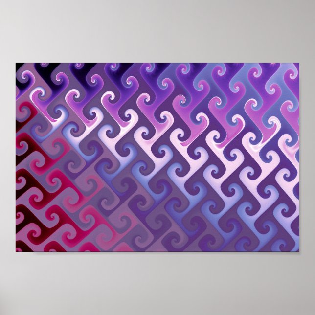 Lila Abstrakte Textur Poster (Vorne)