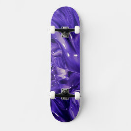 Lila Abstrakter Skater Skateboard