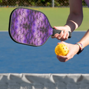 Lila abstraktes Pelz, texturiert Pickleball Schläger