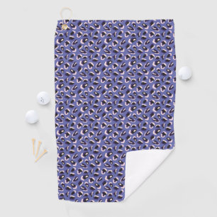 Lila abstrater Tierdruck Golfhandtuch