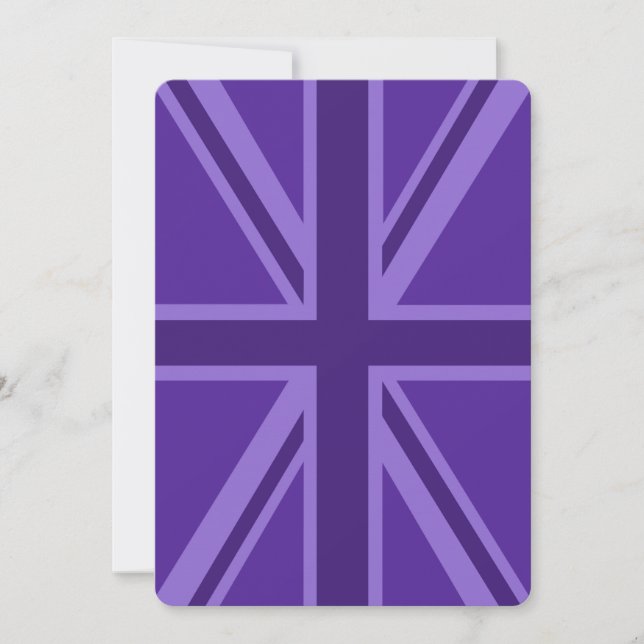 Lila Accent Union Jack Decor (Vorderseite)