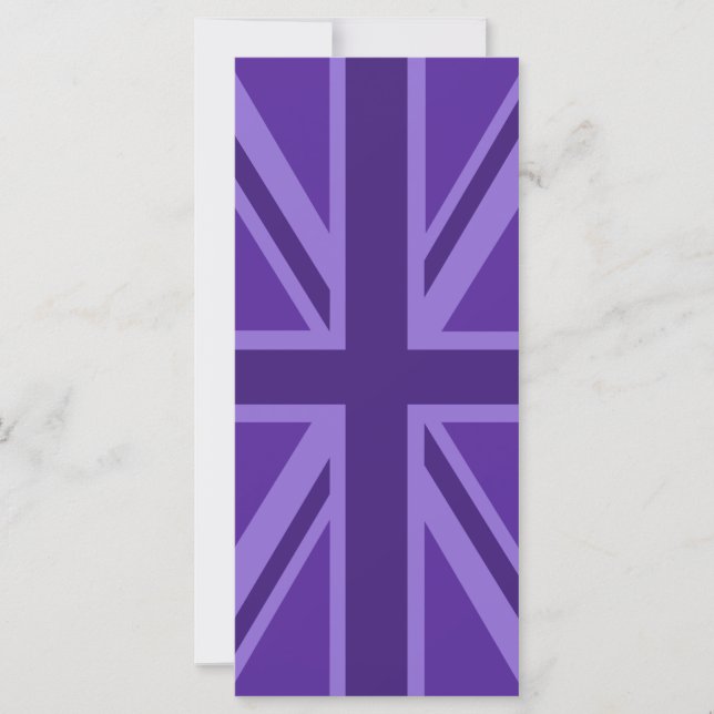 Lila Accent Union Jack Decor (Vorderseite)