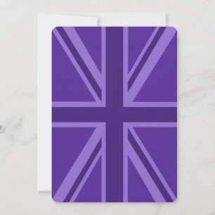 Lila Accent Union Jack Decor