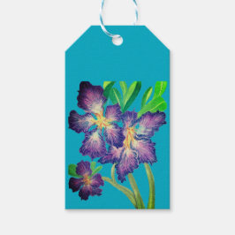 Lila Adenium Geschenkanhänger