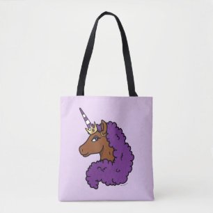 Lila Afro Unicorn