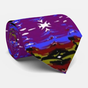 Lila afroamerikanischer Designer Krawatte