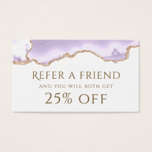 lila Agate-Referenzkarte