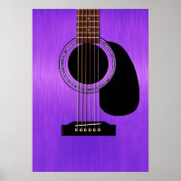 Lila akustische Gitarre