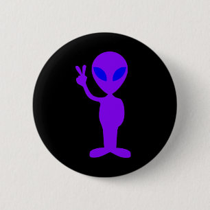 Lila Alien Button