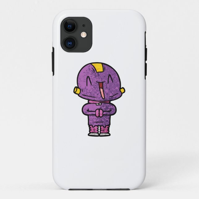 lila Alien Case-Mate iPhone Hülle (Rückseite)