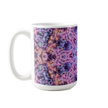 Lila Alien Kaleidoskopie Mandala