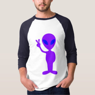 Lila Alien T-Shirt