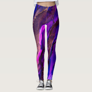 Lila alkoholfreie Tinte Leggings