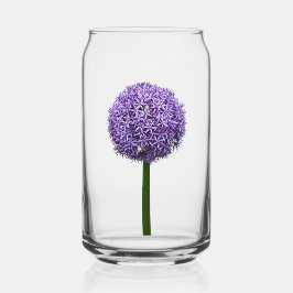 Lila Allium Bloom Floral Dosenglas