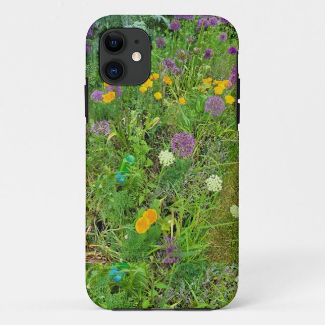 Lila Allium iPhone/iPad-Gehäuse Case-Mate iPhone Hülle (Rückseite)