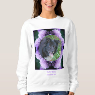 Lila Allium Personalisiert Ihr eigenes Foto gestal Sweatshirt