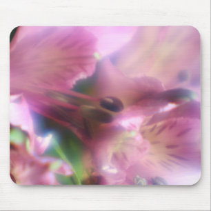 Lila Alstroemeria-Mausunterlage Mousepad