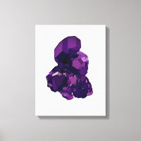 Lila Amethist Vector Art Single drucken