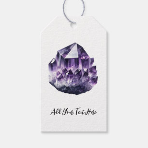 Lila Amethyst beruhigt Kristall metaphysisch Geschenkanhänger