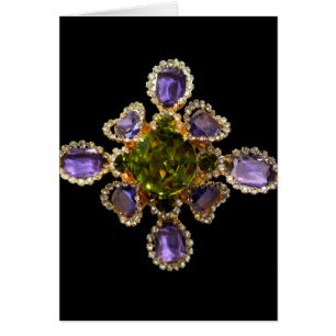 Lila Amethyst Diamonds Emeralds Schmuck