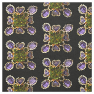 Lila Amethyst Diamonds Emeralds Schmuck Stoff