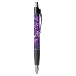Lila Amethyst-Kristall-Gemstone-Pen Kugelschreiber