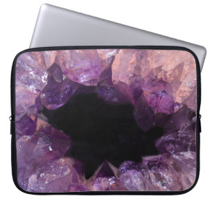 Lila Amethyst Laptopschutzhülle