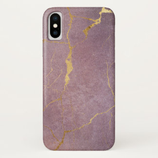 Lila Amethyst mit iPhone/iPad-Gehäuse aus Gold-Mar Case-Mate iPhone Hülle