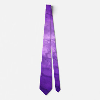 Lila Amethyst Ombre Marmor Elegant Moderner Chic Krawatte