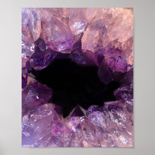 Lila Amethyst Poster (Vorne)