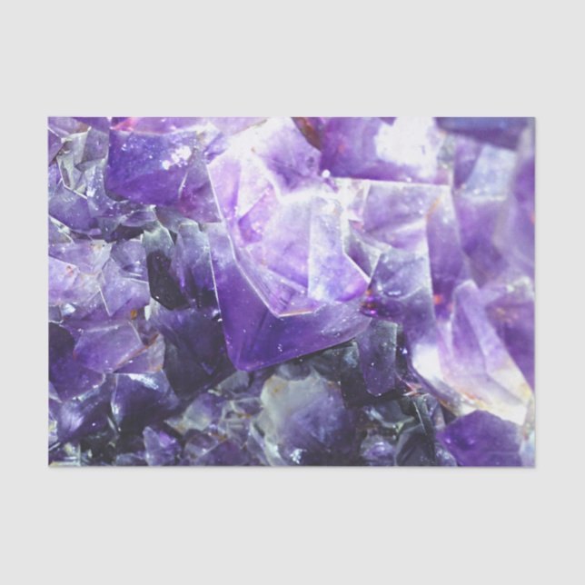 Lila Amethyst Seidenpapier (Vorderseite)
