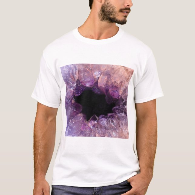 Lila Amethyst T-Shirt (Vorderseite)