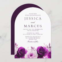 Lila Amethyst Violet Lilac Arch Wedding